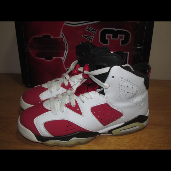 Authentic Nike Air Jordan 6 retro carmine GS Countdown pack - Picture 10 of 10
